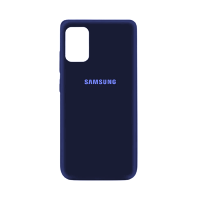Чехол Silicone Cover Samsung Galaxy A41 (темно-синий)