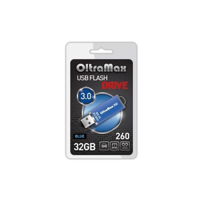 USB накопитель OltraMax USB Flash Drive 32Gb 260 Blue 3.0